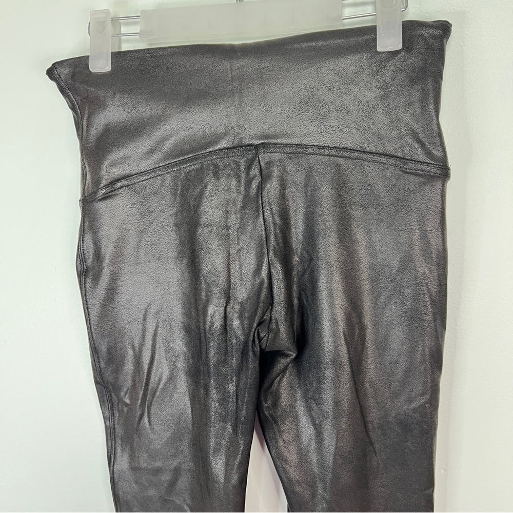 SPANX Faux Leather Leggings Black High-Rise XL - Picture 8 of 9